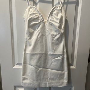 Zara white mini dress
